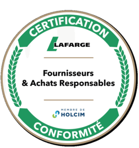 Certification Founisseur LAFARGE(2)